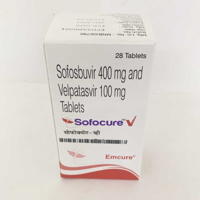 Sofosbuvir valpatasvir bulk exporter Sofocure-V 400mg/100mg Tablet Third Contract Manufacturing