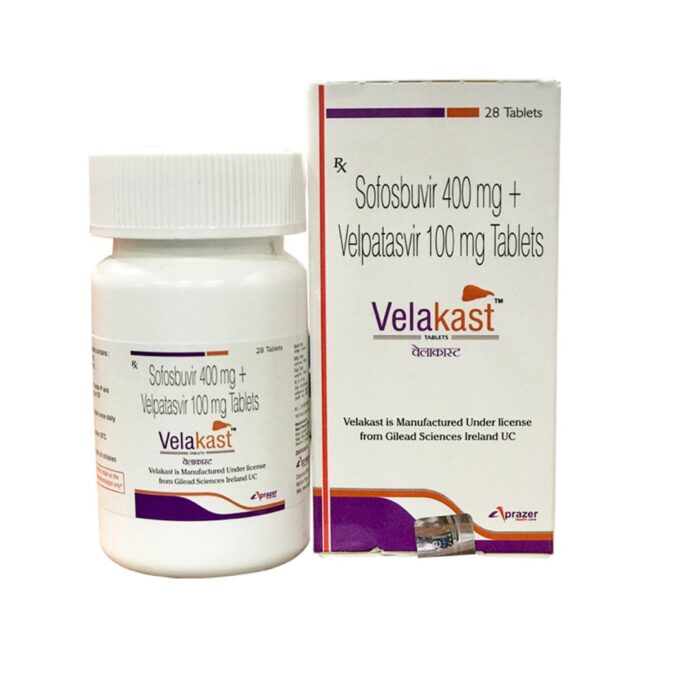 Sofosbuvir Valpatasvir Bulk Exporter Velakast 400mg/100mg Tablet Third Contract Manufacturing