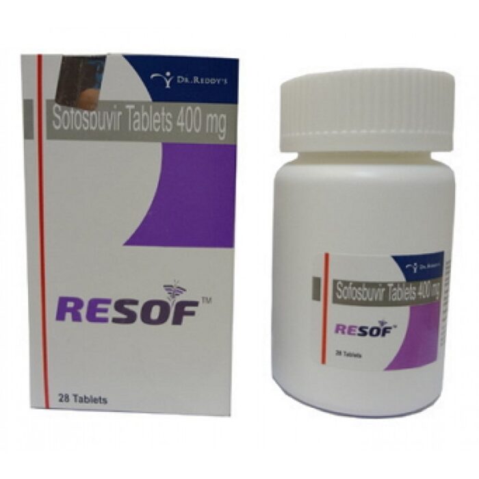 Sofosbuvir bulk exporter Resof 400mg Tablet third contract manufacturer india