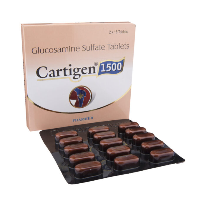 Glucosamine Sulfate bulk exporter Cartigen 1500mg, Tablet Third Contract Manufacturer