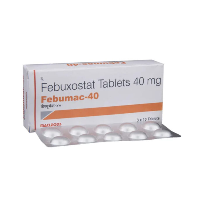 Febuxostat bulk exporter Febumac 40mg Tablet third contract manufacturing