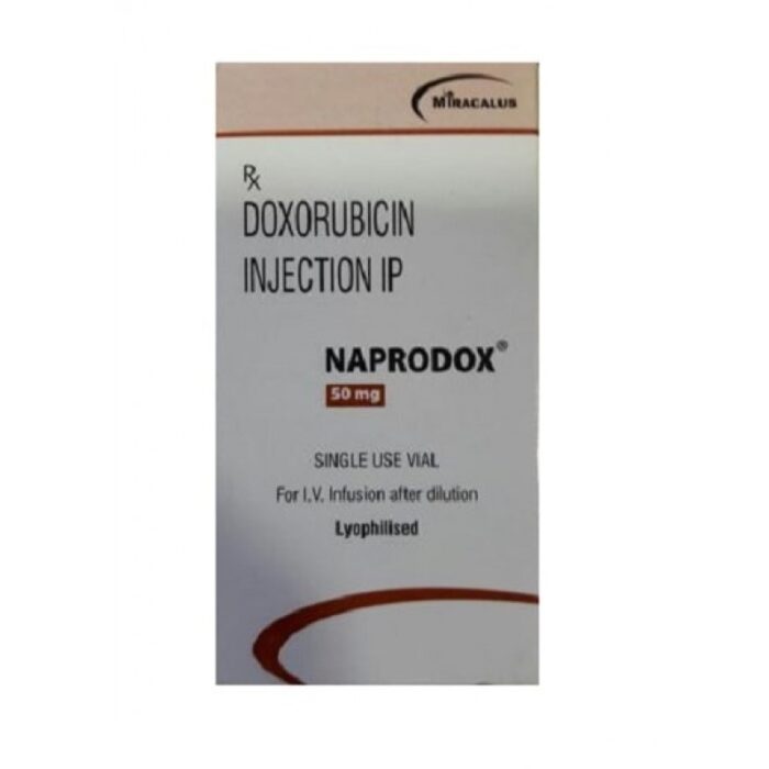 Doxorubicin bulk exporter Naprodox 50mg, Injection Third Party Manufacturer