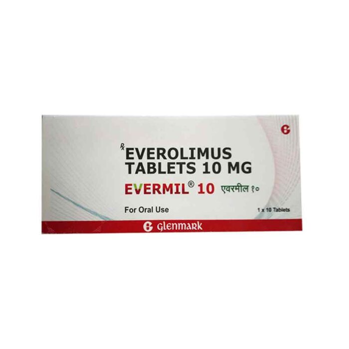 Everolimus bulk exporter Evermil 10mg, Tablets Third Party Manufacturing india