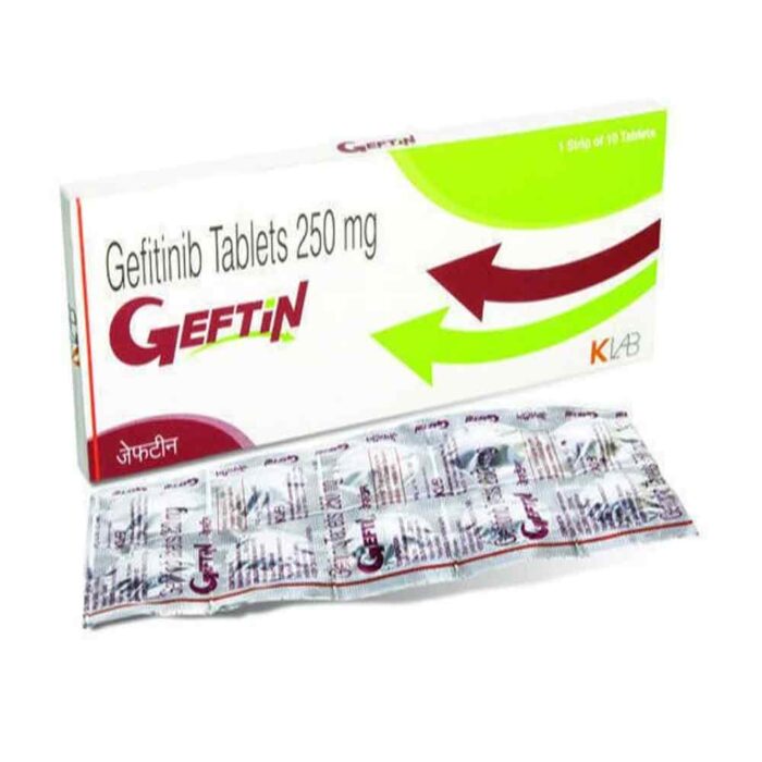 Gefitinib bulk exporter Geftin 250mg Tablet third contract manufacturing