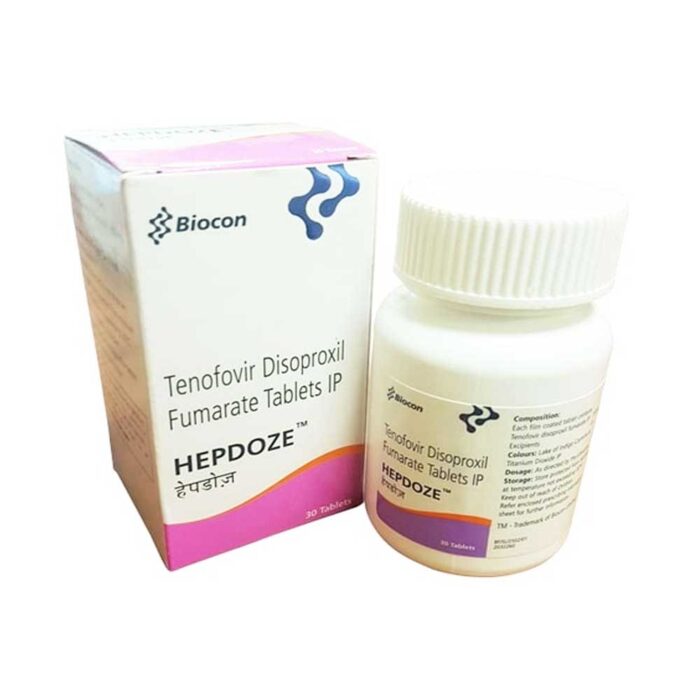 Tenofovir Disproxil Fumarate Bulk Exporter Hepdoze 300mg, Tablet Third Contract Manufacturing