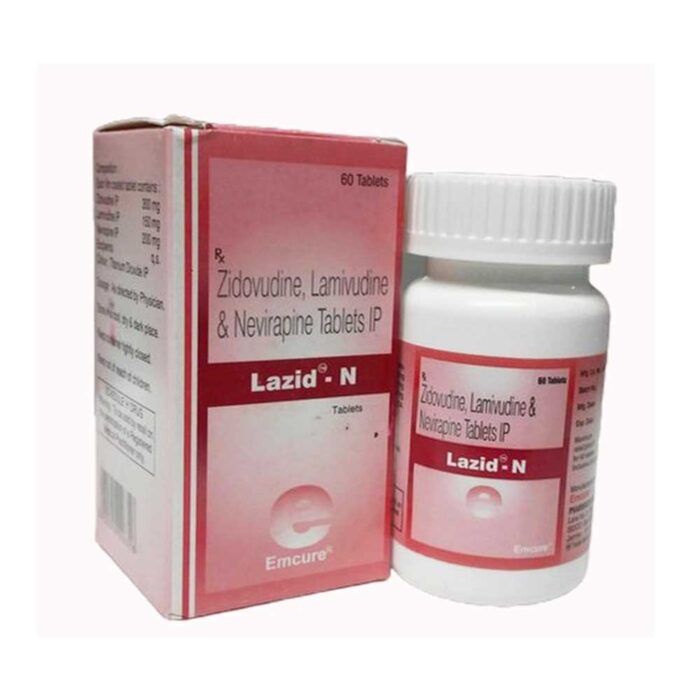 Zidovudine Lamivudine Nevirapine Bulk Exporter Lazid-N 300mg, 150mg, 200mg Tablet Third Contract Manufacturing