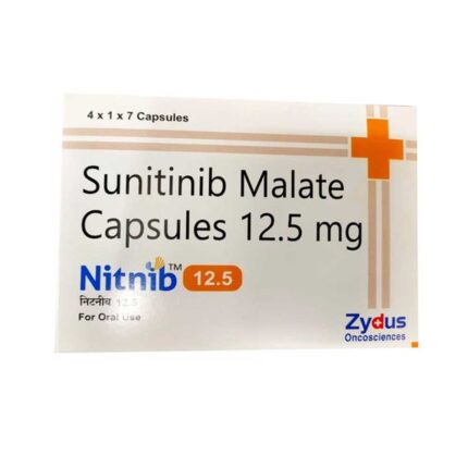 Nitnib 12.5mg Capsule Sunitinib bulk exporter Third Party Manufacturer india