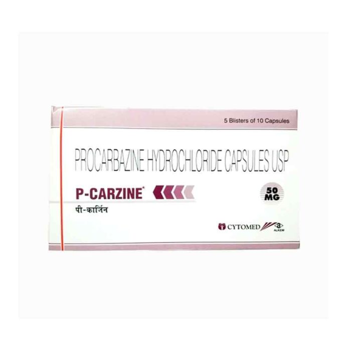Procarbazine bulk exporter P-Carzine 50mg, Capsules third contract manufacturer