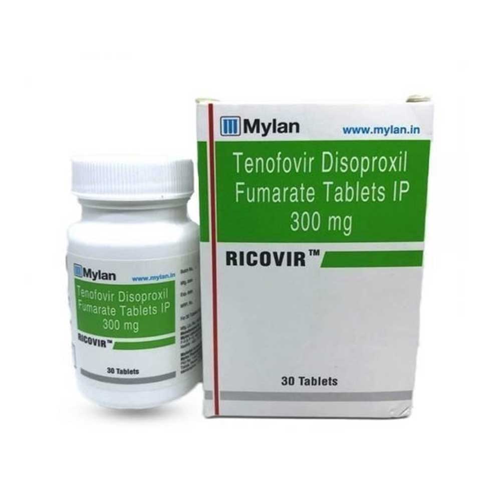 Tenofovir Disoproxil Fumarate bulk exporter Ricovir 300mg Tablet