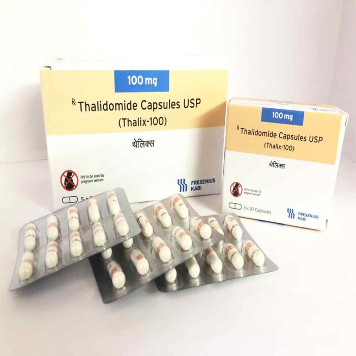 Thalidomide bulk exporter Thalix 100mg, Capsule third contract manufacturer