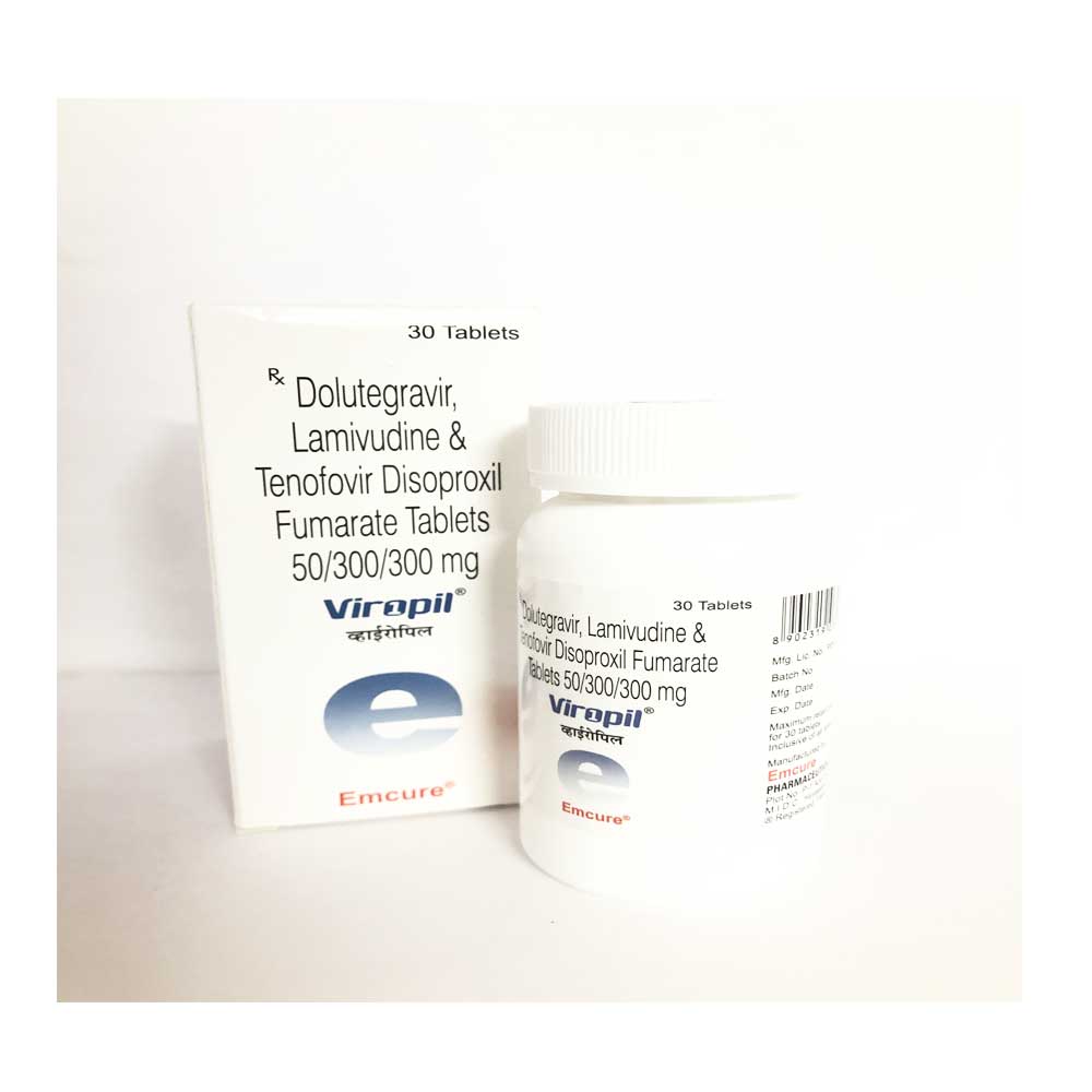 Dolutegravir Lamivudine Tenofovir Disoproxil Fumarate Bulk Exporter Viropil 50mg 300mg 300mg 