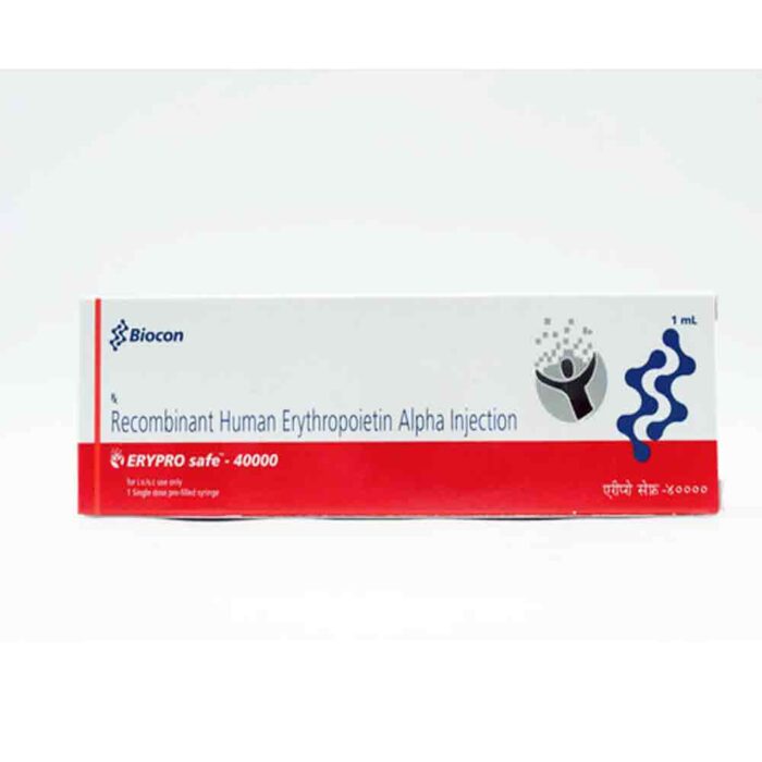 Erypro Safe 40000 I.U Injection Uses, Benefits, Side Effects, Safety Advise