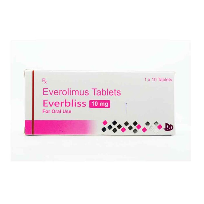 Everolimus bulk exporter Everbliss 10mg, Tablet Third party Manufacturer India