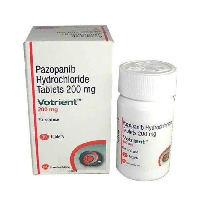 Pazopanib bulk exporter Votrient 200mg, Tablet Third Party Manufacturer india