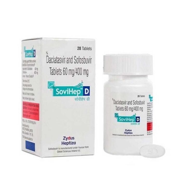 Sofosbuvir daclatasvir bulk exporter Sovihep D 400mg/60mg Tablet Third Contract Manufacturing