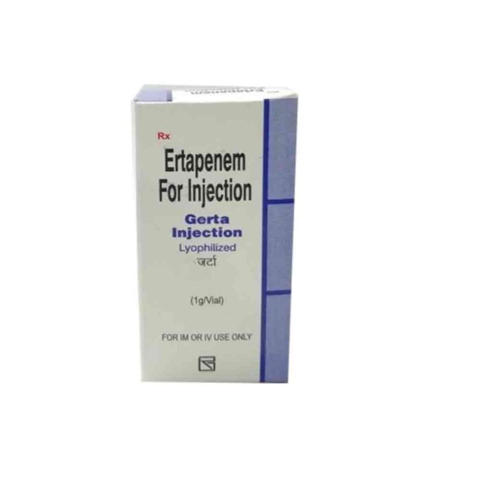 Ertapenem bulk exporter Gerta 1gm injection Third Contract Manufacturing