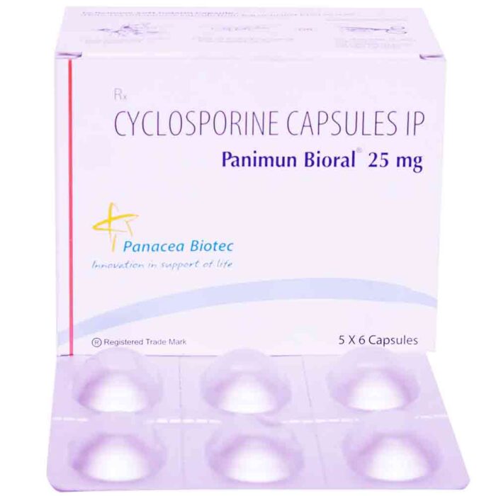 Cyclosporine bulk exporter Panimun Bioral 25mg Capsule third party manufacturer