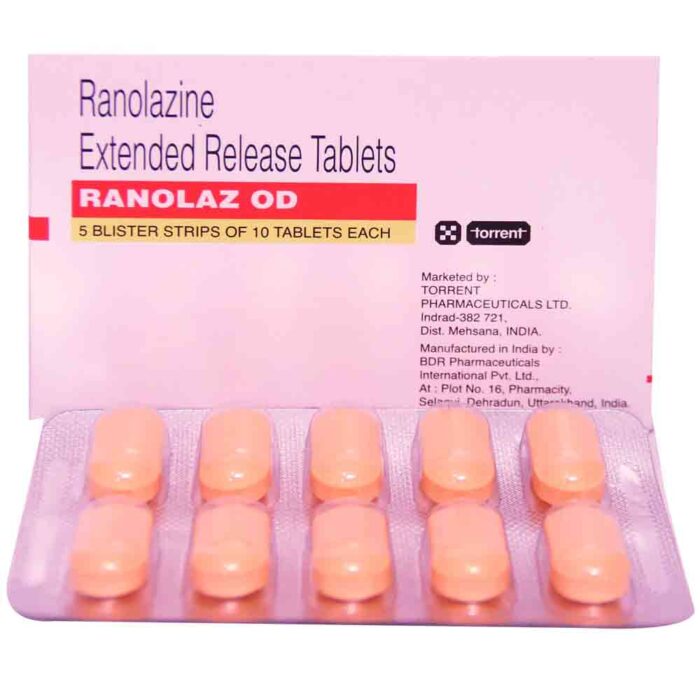 Ranolazine bulk exporter RANOLAZ OD 1000MG TABLET third contract manufacturer