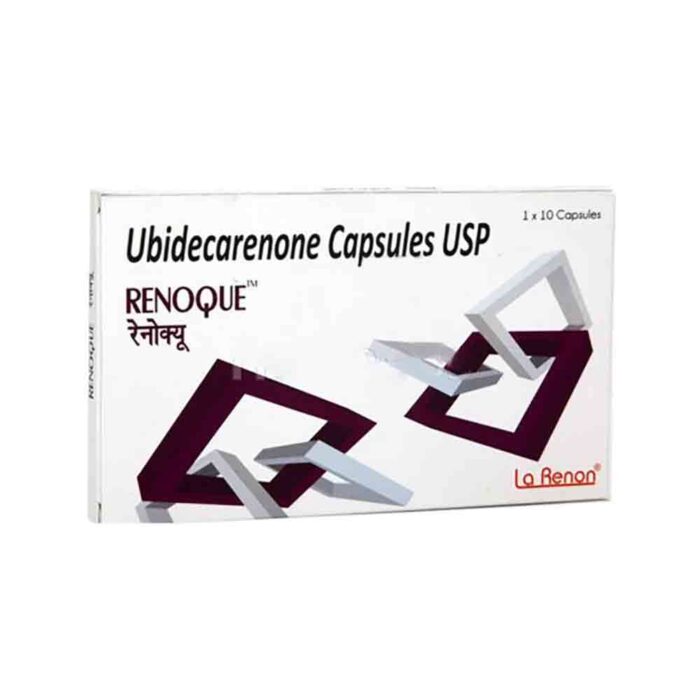 Ubidecarenone Coenyme Q10 bulk exporter RENOQUE 180MG CAPSULE third contract manufacturer