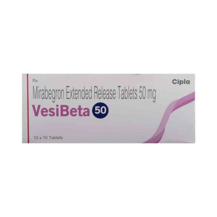 Mirabegron bulk exporter VesiBeta 50mg Tablet Third Party Manufacturer india