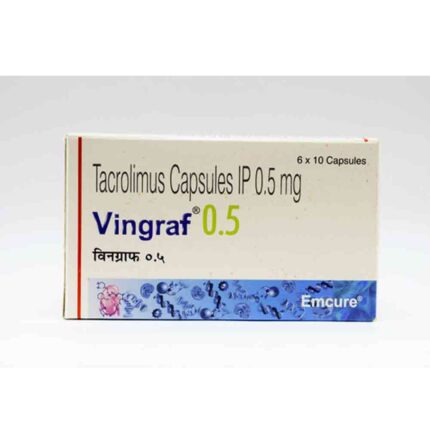 Tacrolimus bulk exporter Vingraf 0.5mg Capsules third contract manufacturer