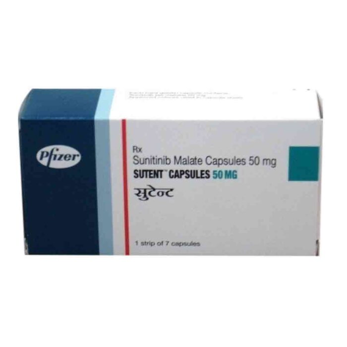 Sunitinib bulk exporter SUTENT 50MG CAPSULE third party manufacturer