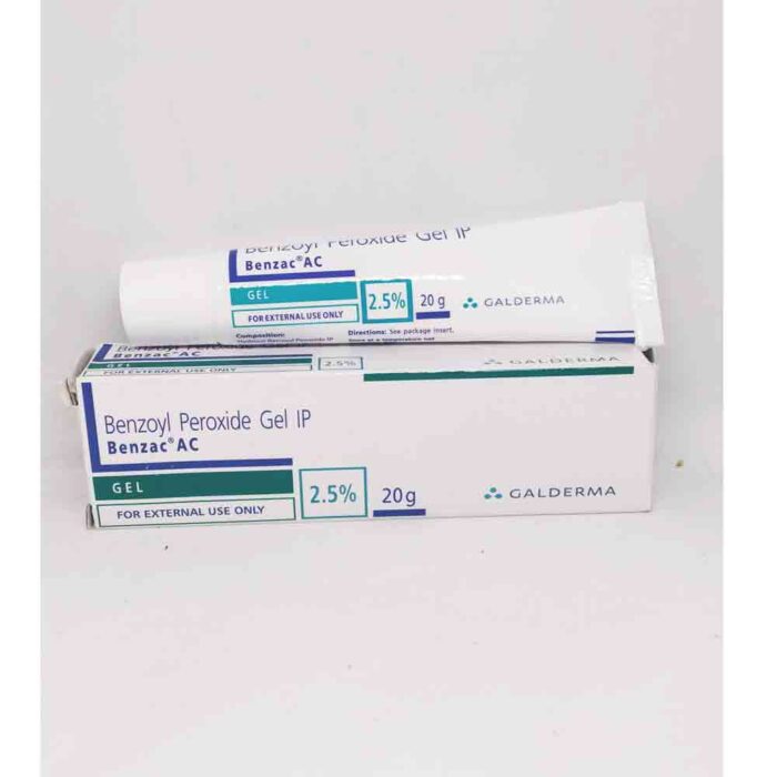 Benzoyl peroxide bulk exporter Benzac Ac 2.5% Gel third contract manufacturer